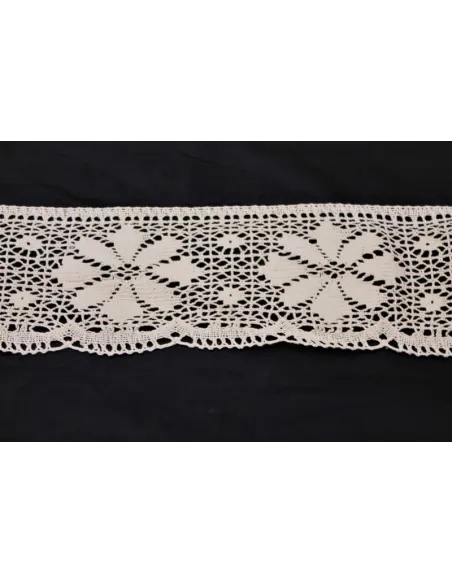 MERLETTO DI COTONE 12.5CM  art 2300.RAW