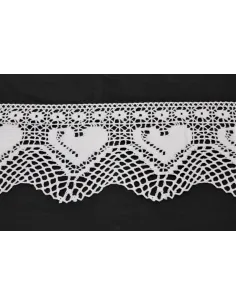 MERLETTO DI COTONE 13CM  art 2450.WHITE