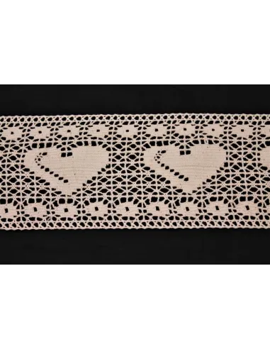 MERLETTO DI COTONE 12,5CM  art 2455.RAW
