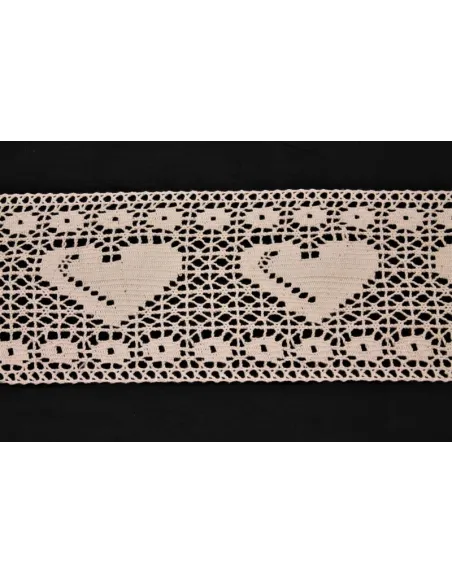 MERLETTO DI COTONE 12,5CM  art 2455.RAW