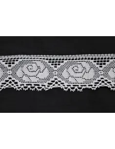 MERLETTO DI COTONE 8CM  art 2751.WHITE