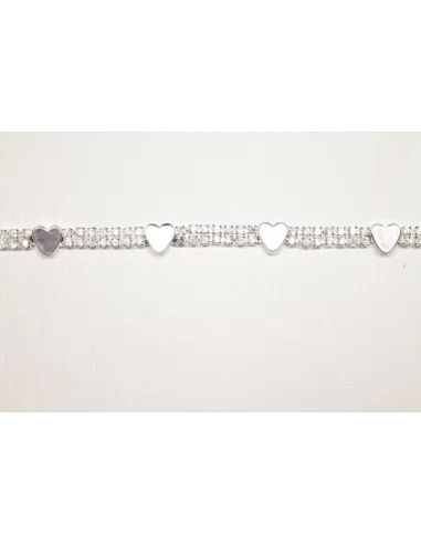 Passamaneria Gioiello con cuoricini 8MM DC-5818