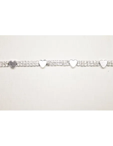 Passamaneria Gioiello con cuoricini 8MM DC-5818