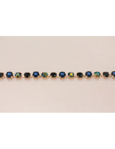 PASSAMANERIA GIOIELLO FILO 8MM BLU DC-6343-1