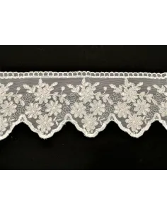 PIZZO TULLE CON SWAROVSKI 12CM F14628VT