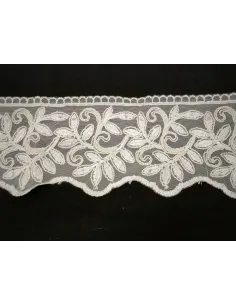 PIZZO TULLE CON STRASS 12CM F14635VT