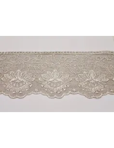 PIZZO TULLE RICAMATO 12 CM 3338-12