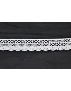 MERLETTO DI COTONE 3CM  art 352K.WHITE