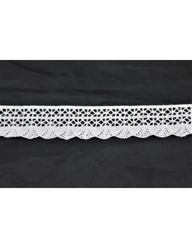 MERLETTO DI COTONE 3CM  art 352K.WHITE