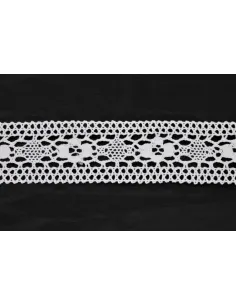 MERLETTO DI COTONE 6CM  art 3533-A.WHITE