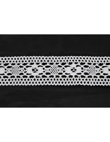 MERLETTO DI COTONE 6CM  art 3533-A.WHITE