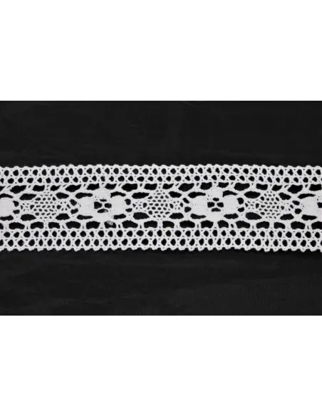 MERLETTO DI COTONE 6CM  art 3533-A.WHITE