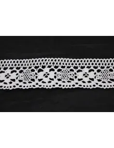 MERLETTO DI COTONE 5CM  art 3533-K.WHITE