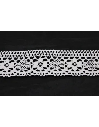 MERLETTO DI COTONE 5CM  art 3533-K.WHITE