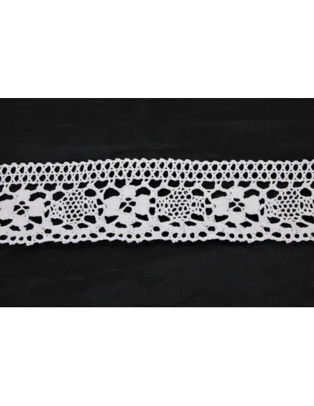 MERLETTO DI COTONE 5CM  art 3533-K.WHITE