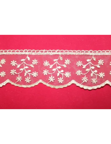 PIZZO ORGANZA 6CM 392A