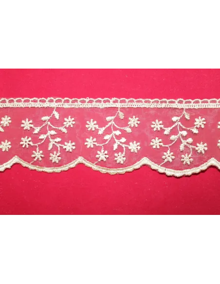 PIZZO ORGANZA 6CM 392A