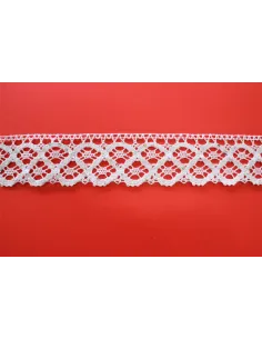 MERLETTO DI COTONE 4CM  art K312