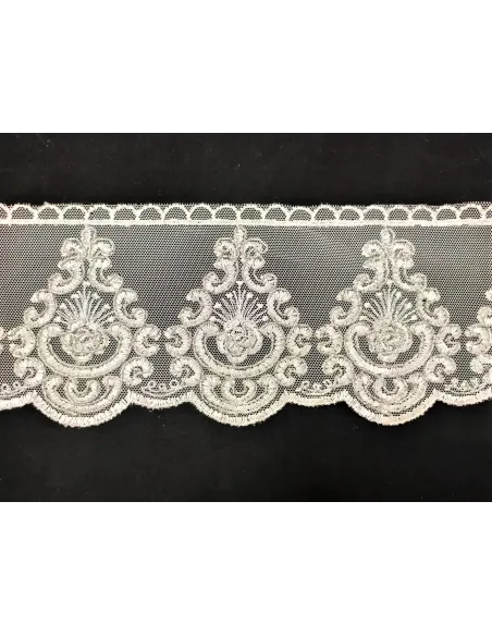 PIZZO TULLE RICAMATO 10 CM KB9448-10SP