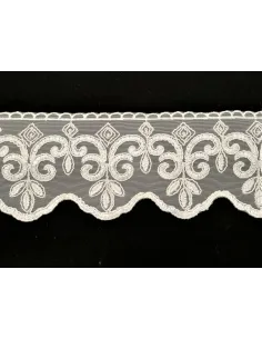 PIZZO TULLE RICAMATO 12 CM KB9667-12