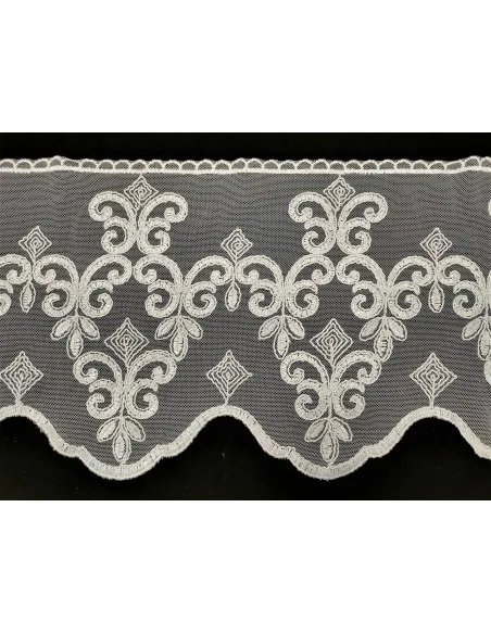 PIZZO TULLE RICAMATO 20 CM KB9667-20