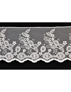 PIZZO TULLE RICAMATO 20 CM KB9694-20