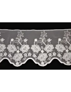 PIZZO TULLE RICAMATO 20 CM KB9695-20