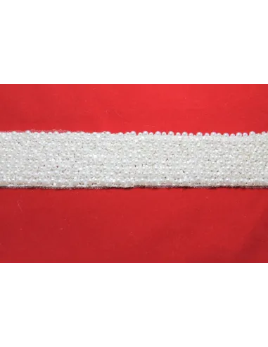 PASSAMANERIA CON PERLE 5 CM 4573B