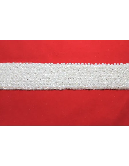 PASSAMANERIA CON PERLE 5 CM 4573B