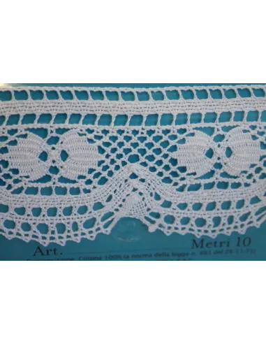 MERLETTO DI COTONE 6,5CM  art 460