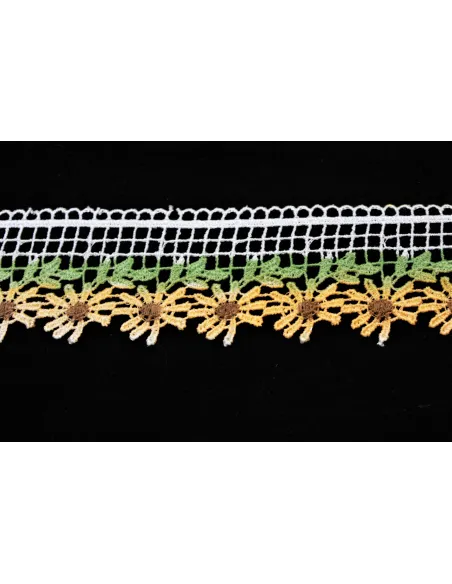 PIZZO MACRAME GIRASOLE 5 CM 4G2864A