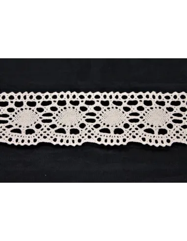 MERLETTO DI COTONE 5 CM 501.RAW