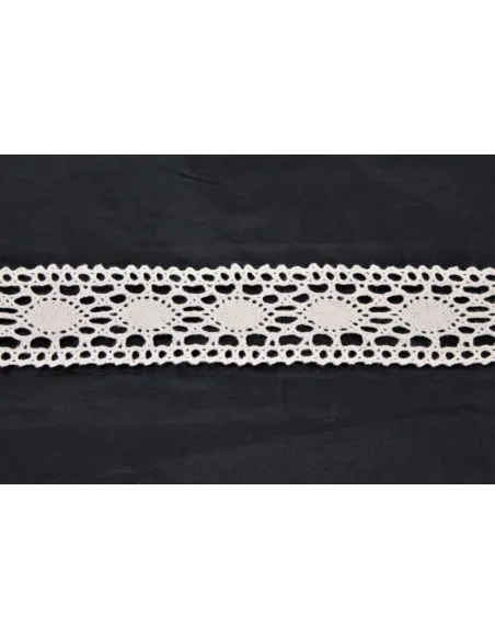 MERLETTO DI COTONE 4CM  art 502.RAW