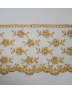 PIZZO TULLE LUREX 12CM MAG1046-12