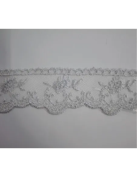 PIZZO TULLE LUREX 4CM MAG1046-4