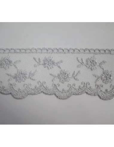 PIZZO TULLE LUREX 7CM MAG1046-7
