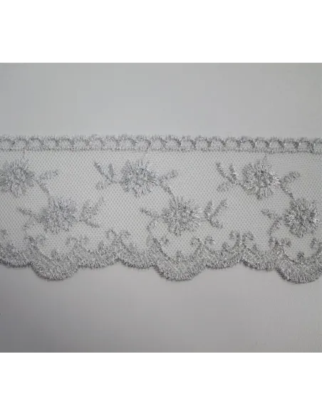 PIZZO TULLE LUREX 7CM MAG1046-7
