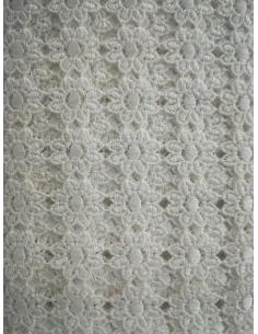 TESSUTO PIZZO MACRAME 120CM MAG61