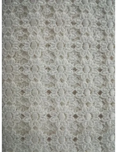 TESSUTO PIZZO MACRAME 120CM MAG61