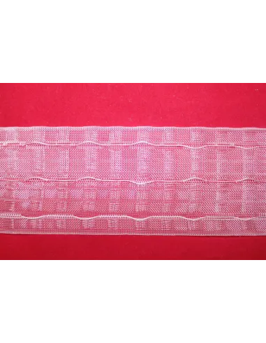 Arricciatenda trasparente  7,5cm N/201/75