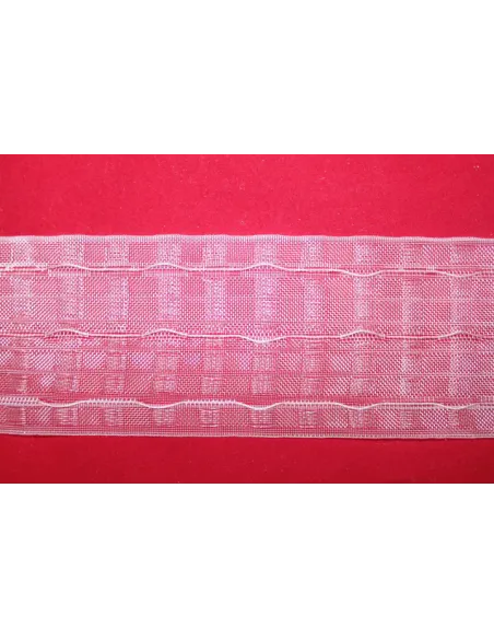 Arricciatenda trasparente  7,5cm N/201/75