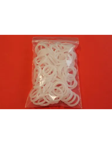 BUSTA DA 100 PEZZI ANELLI IN PLASTICA 16/23 55102/16