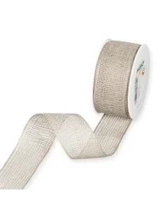 NASTRO GRIGLIA IN LINO 3.5 CM 5677-035