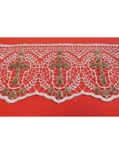 PIZZO SACRO IN MACRAME A 14cm 6263 2