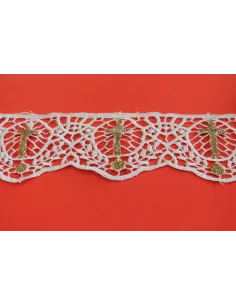 PIZZO SACRO IN MACRAME 8cm 6266 2