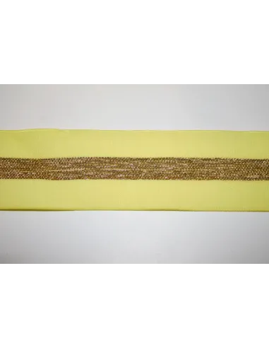FASCIA CON STRISCIA ORO LUREX 63281/35