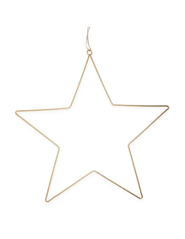 DECORAZIONI IN METALLO STELLA 63411-250