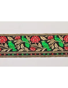 PASSAMANERIA MODA FIORE CON UCCELLO OS08