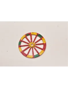 APPLICAZIONE RUOTA CARRO SICILIANO MULTICOLOR RCS