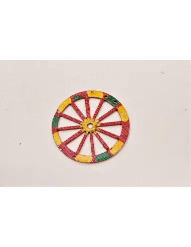 APPLICAZIONE RUOTA CARRO SICILIANO MULTICOLOR RCS